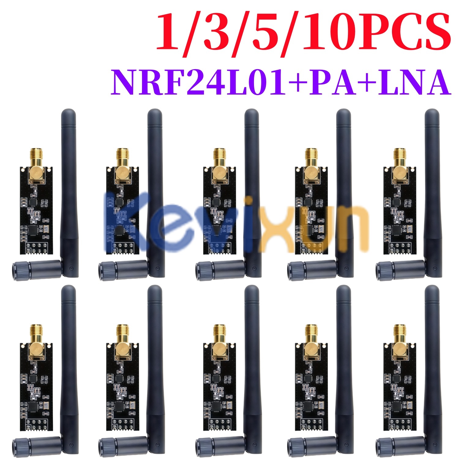 1/3/5/10 шт./NRF24L01 + PA + LNA беспроводной модуль с антенной на большие расстояния 1000 метров FZ0410