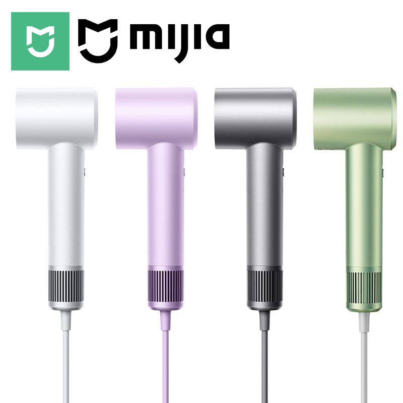 XIAOMI MIJIA Szybka suszarka do włosów H501 Pielęgnacja włosów z jonami ujemnymi 110000   Rpm Dry 220V CN Version (z adapterem UE) Prędkość wiatru 62 m/s