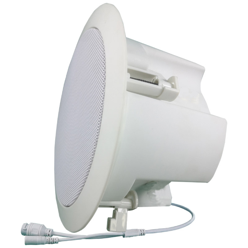 Fast Mount Abs IP Network 5 Inch 20W DC12 TO 24V Ceiling Speaker for Commercial Audio