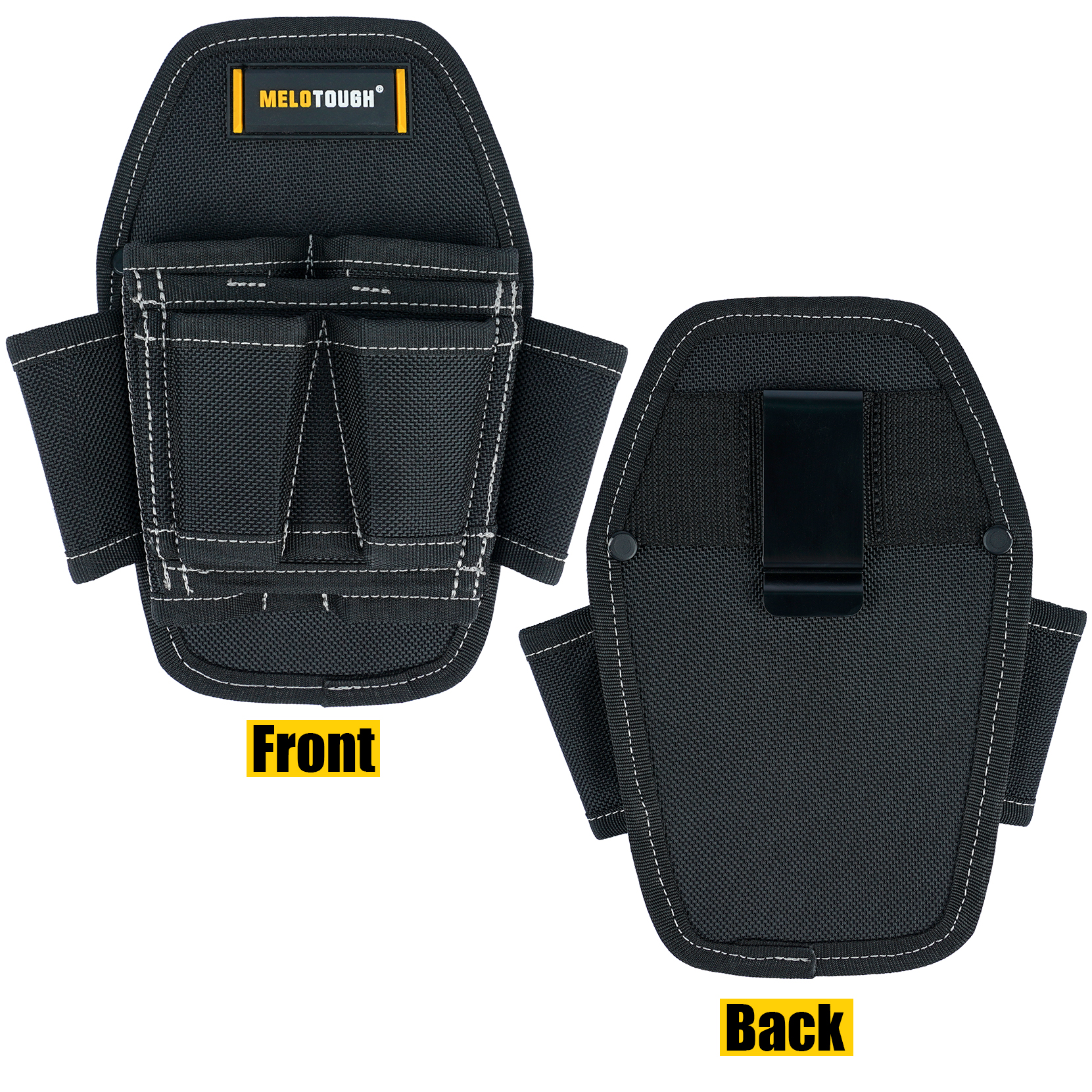 Porta-ferramentas pequeno com cinto Clip, min Trabalho Organizer, coldre e faca titular, Ferramenta Pouch, 7 bolso