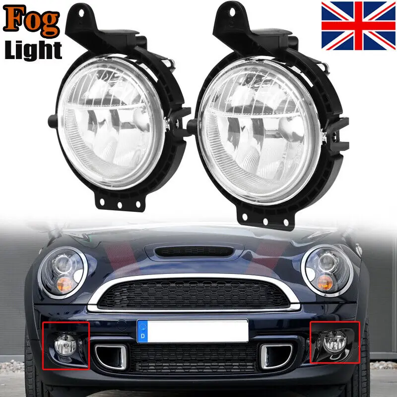 ไฟตัดหมอกคู่ 1 คู่สําหรับ BMW Mini Cooper R55 โคมไฟกันชนหน้าไม่มีหลอดไฟซ้ายและขวา