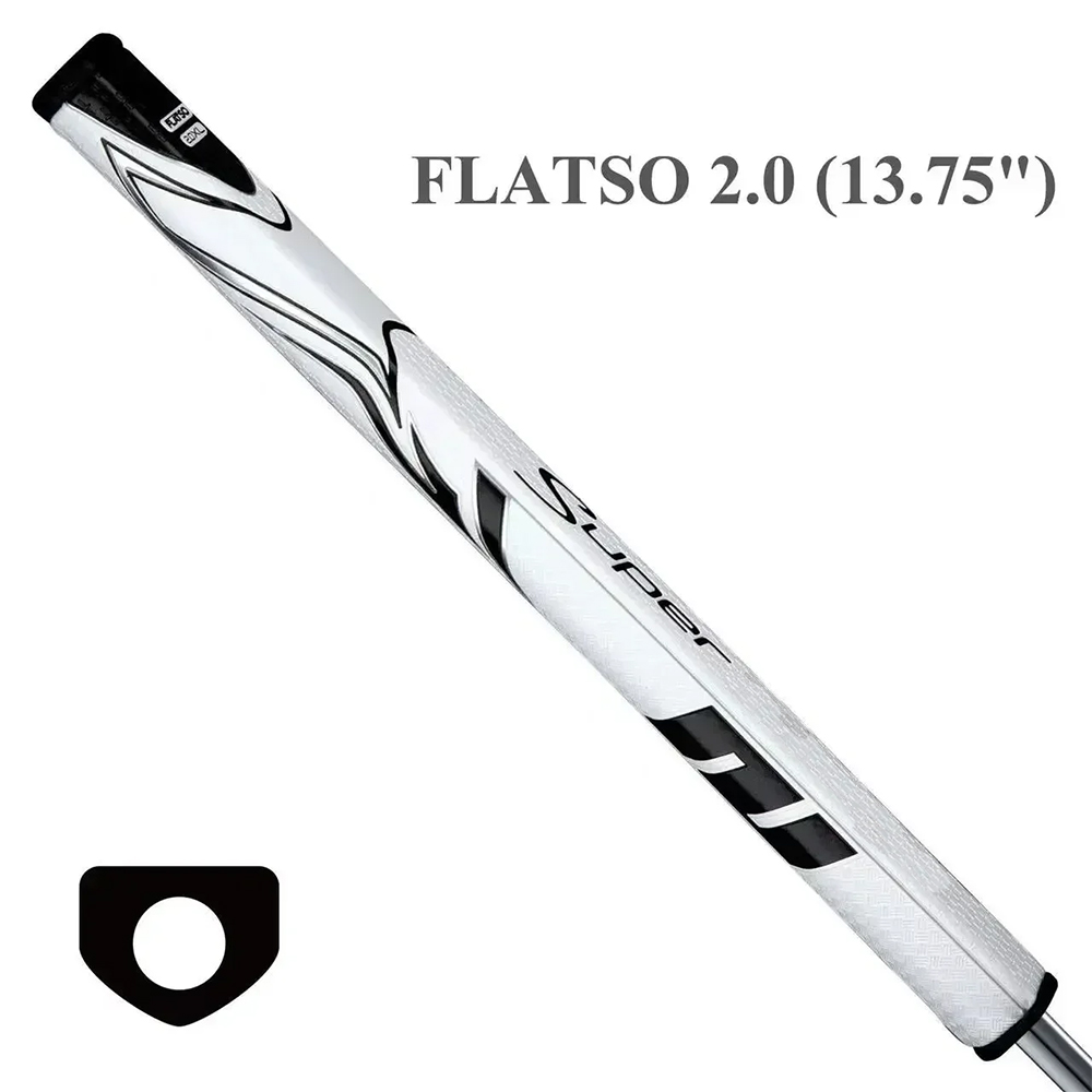 Empuñadura de Golf extendida de tamaño 2,0, Super Putter de Golf, versión extendida, agarre de 35cm, antideslizante, resistente al desgaste, empuñaduras de Golf súper PU