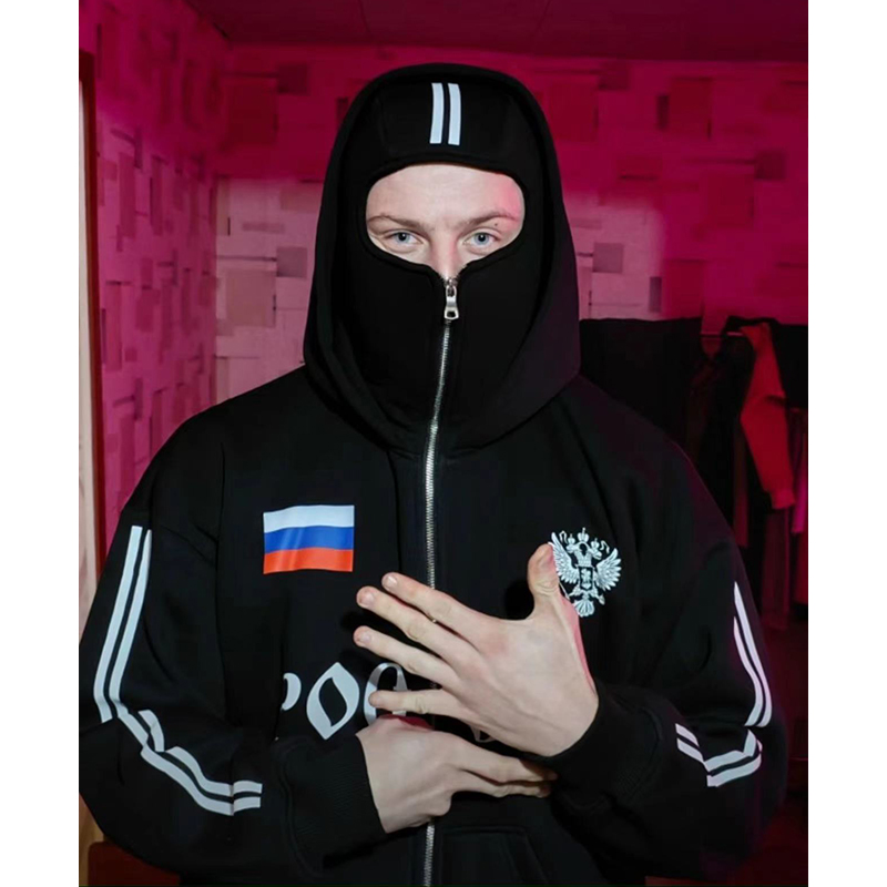 Одежда Y2K, мужские толстовки в стиле хип-хоп, осенняя Россия, Лидер продаж, винтажные толстовки с двойной молнией, толстовки с надписями и графикой, повседневная куртка