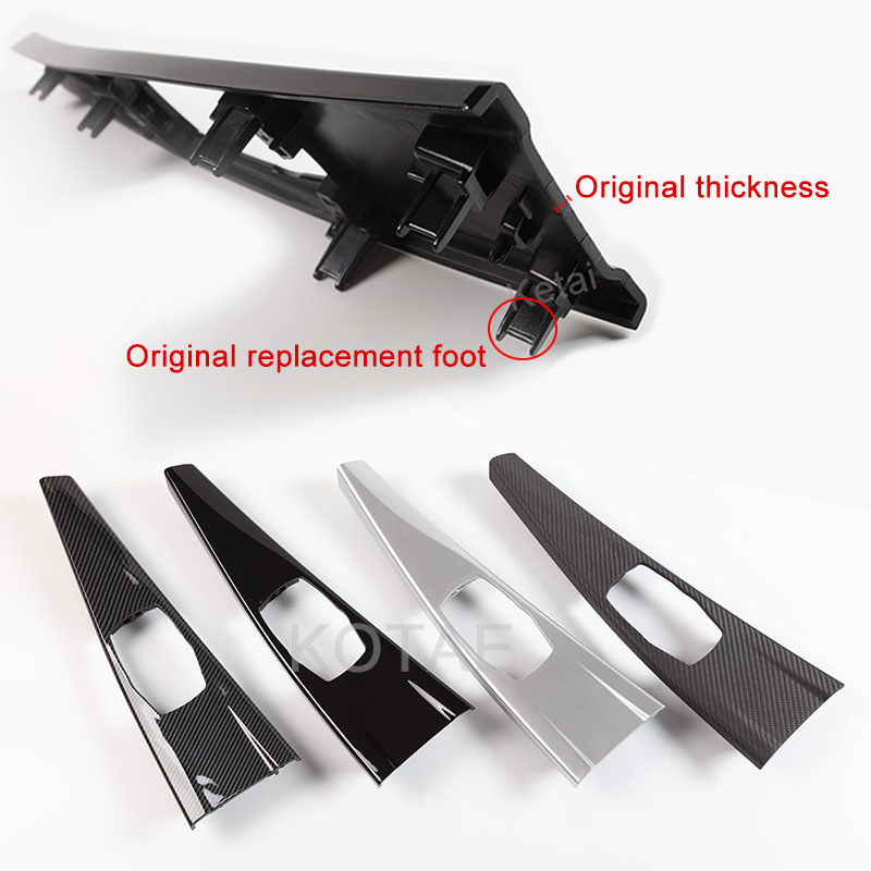 Accessori interni Copertura del pannello multimediale per BMW serie 3 4 3GT F30 F32 F35 F36 M Sport Idrive Center Gear Shift Button Trim