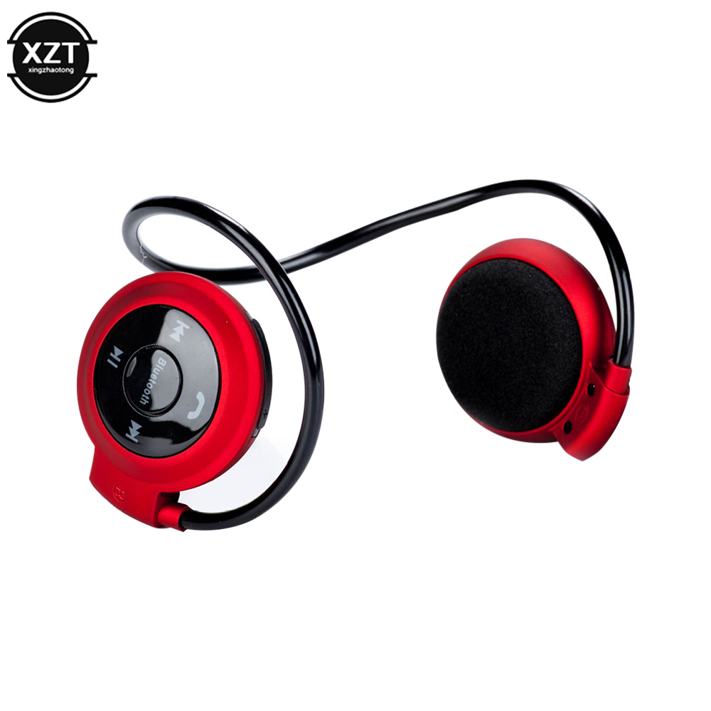 Sport sans fil Bluetooth casque stéréo écouteurs Mp3 lecteur de musique casque écouteur Micro SD fente pour carte FM Radio mains libres micro