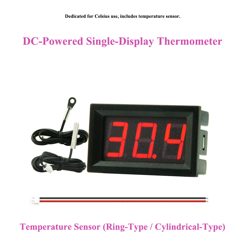 DC 4-30V Digital Thermometer with a Measurement Range of -50 to 110°C