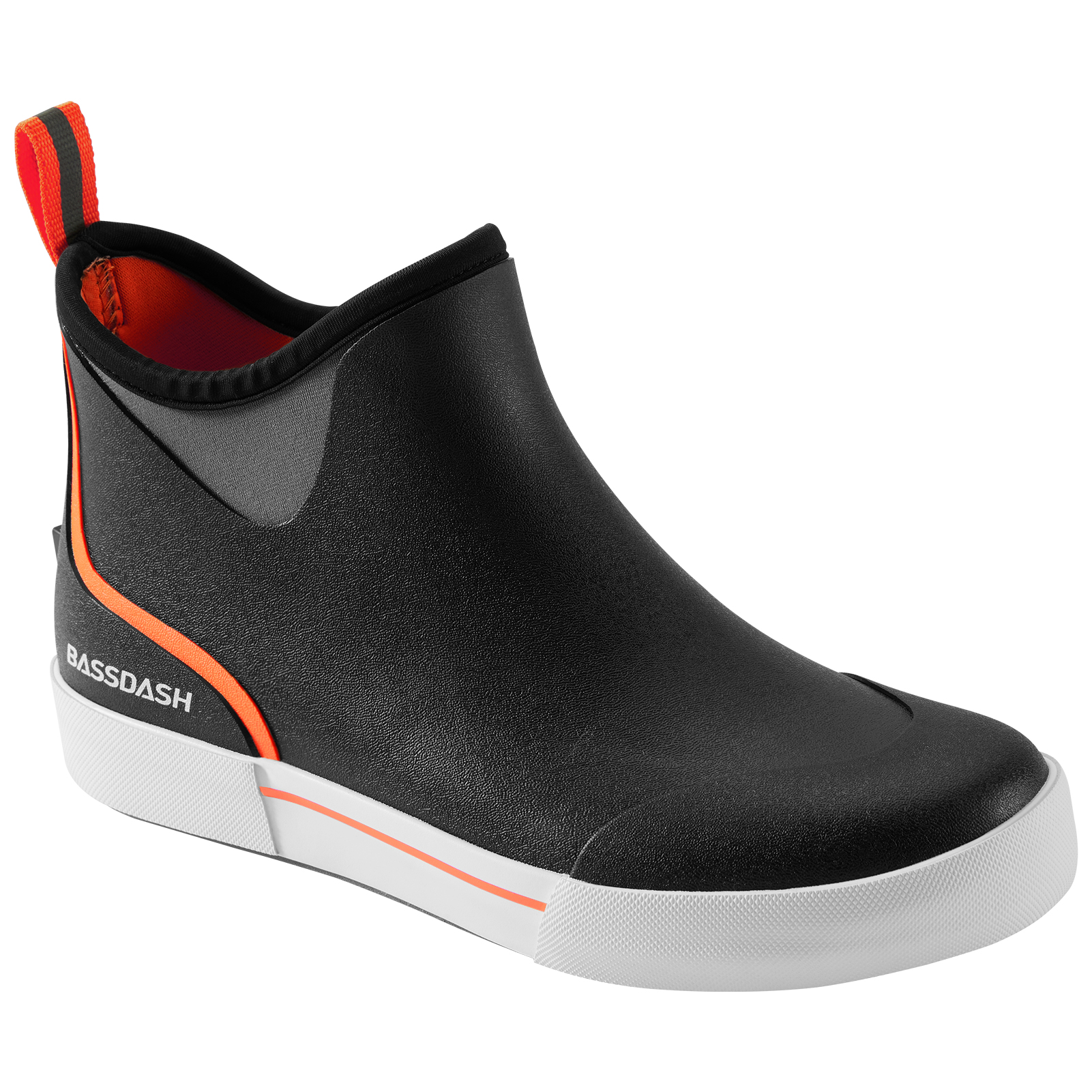 BASSDspatule-Bottes de pont de pêche imperméables pour hommes, bottes de rinçage en caoutchouc coordonnantes, chaussures de pluie pour la bateau, le jardinage, le travail, 4.5"