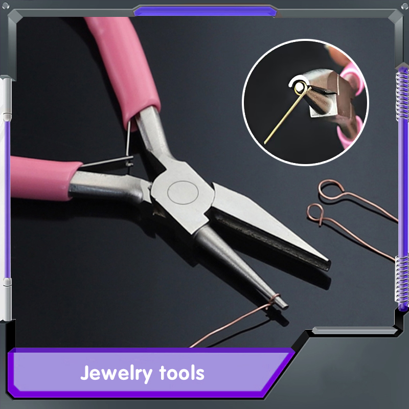 รอบเว้าคีมลวด Looping คีม Precision เครื่องประดับคีมดัดลวดเครื่องมือเครื่องประดับเครื่องมือ DIY เครื่องมือคีมตัด