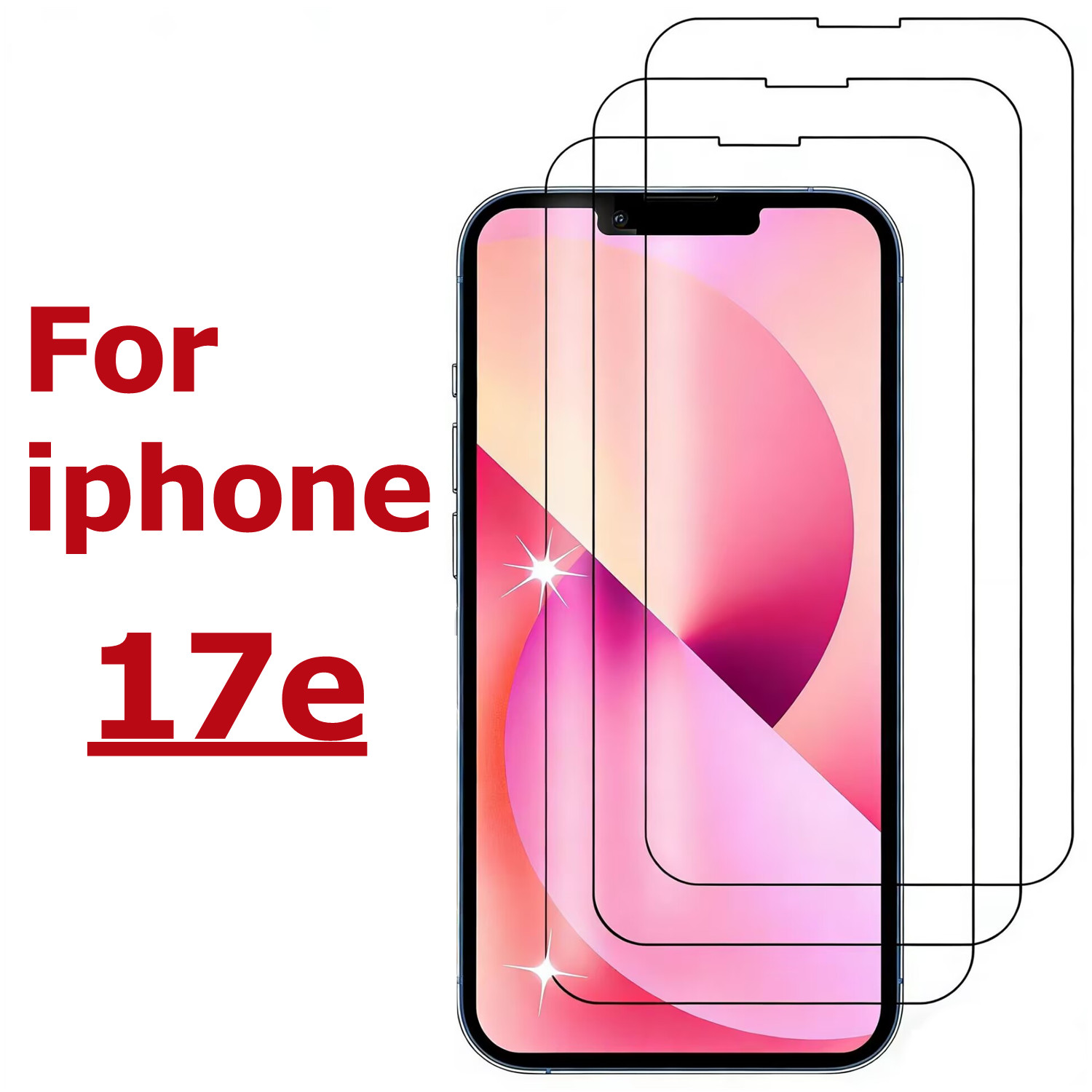 Pellicola Protettiva in Vetro Temperato da 6.1 Pollici per iPhone 17e - Protezione per Smartphone
