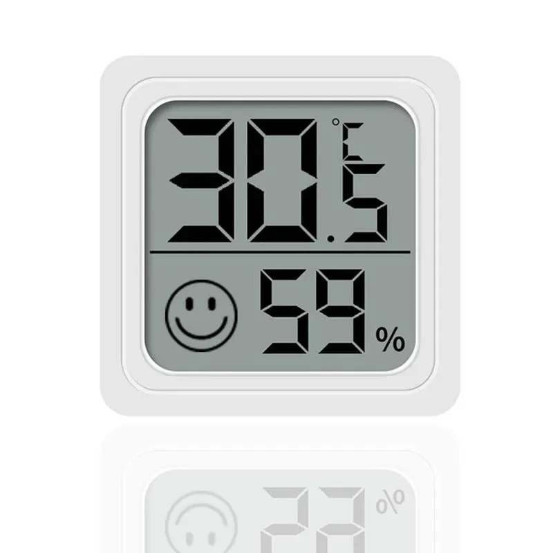 Cyfrowy higrometr Wewnętrzny mini monitor elektroniczny LCD o temperaturze Precyzyjny czujnik temperatury i higrometr domowy