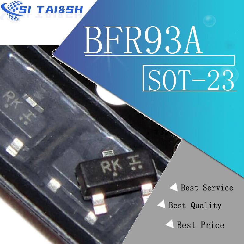 Si Tai&SH 50PCS  BFR93A SOT23 BFR93 Radio frequency (RF) bipolar transistor NPN  RF TRANSISTOR new original Data system