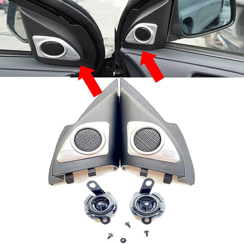 Pokrowiec na klakson samochodowy głośnik wysokotonowy głośnik do Mitsubishi Lancer EX akcesoria samochodowe Tweeter uprząż gniazdo 1 sztuk