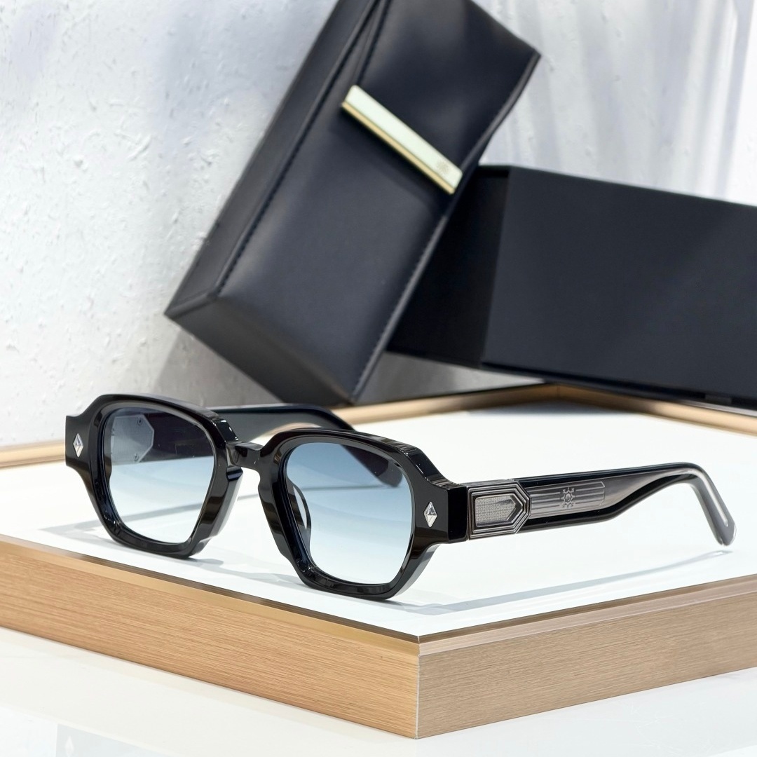 Óculos de Sol Masculinos de Alta Qualidade JD Project 02 para Mulheres, Clássicos, Punk, Luxuosos, em Acetato e Titânio, com Proteção UV400, com Caixa.