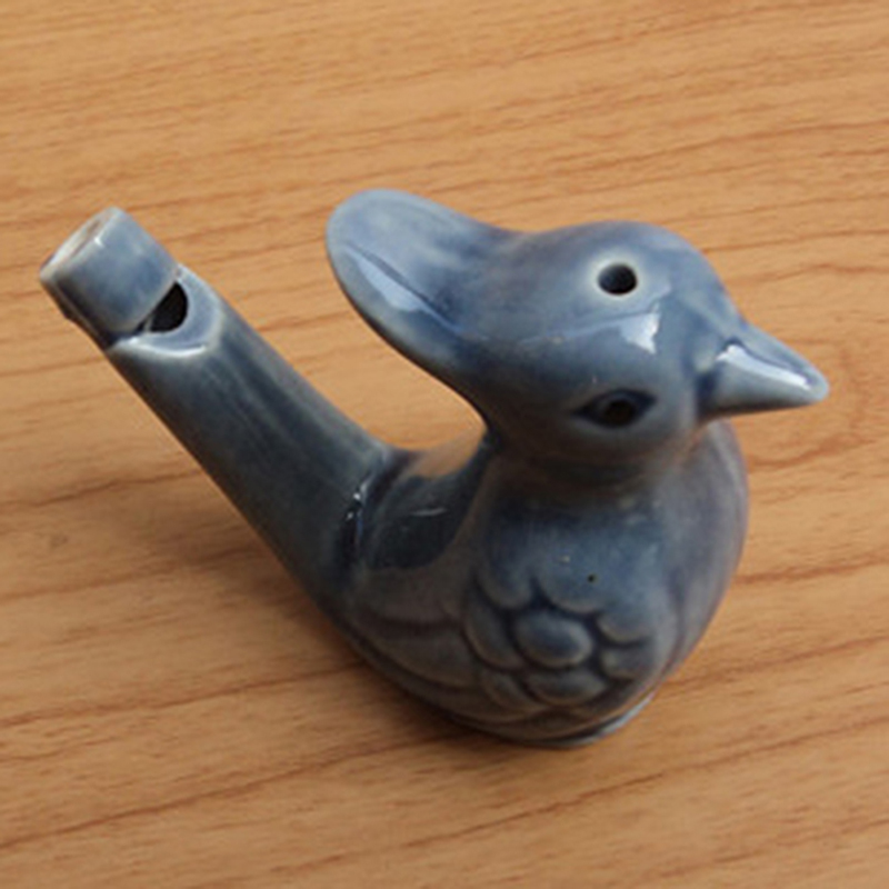 Silbato de pájaro de cerámica, instrumento Musical, juguete educativo para aprendizaje temprano, regalo para niños
