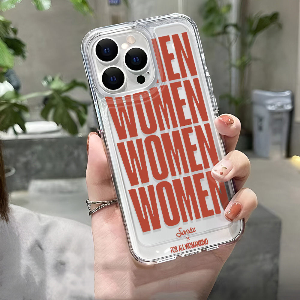 Luxury Women Simple Clear Case For iPhone 16 15 14 11 13 12 Pro Max Mini XR 15 14 16 Plus Shockproof Cover For iPhone 13