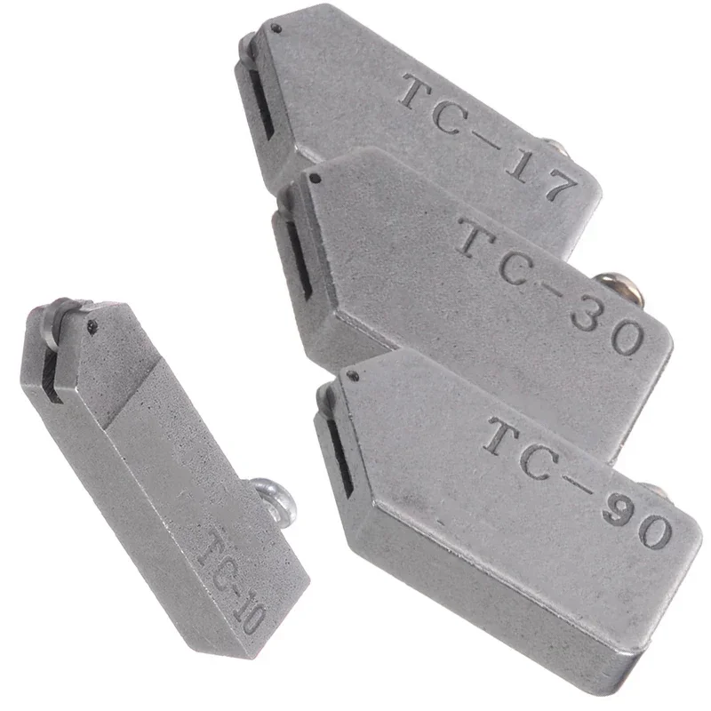 Cabezal cortador de vidrio de 4 tamaños diferentes, cabezal cortador de azulejos de corte recto de vidrio de aleación, repuesto TC-17 TC-30 TC-10 TC-90