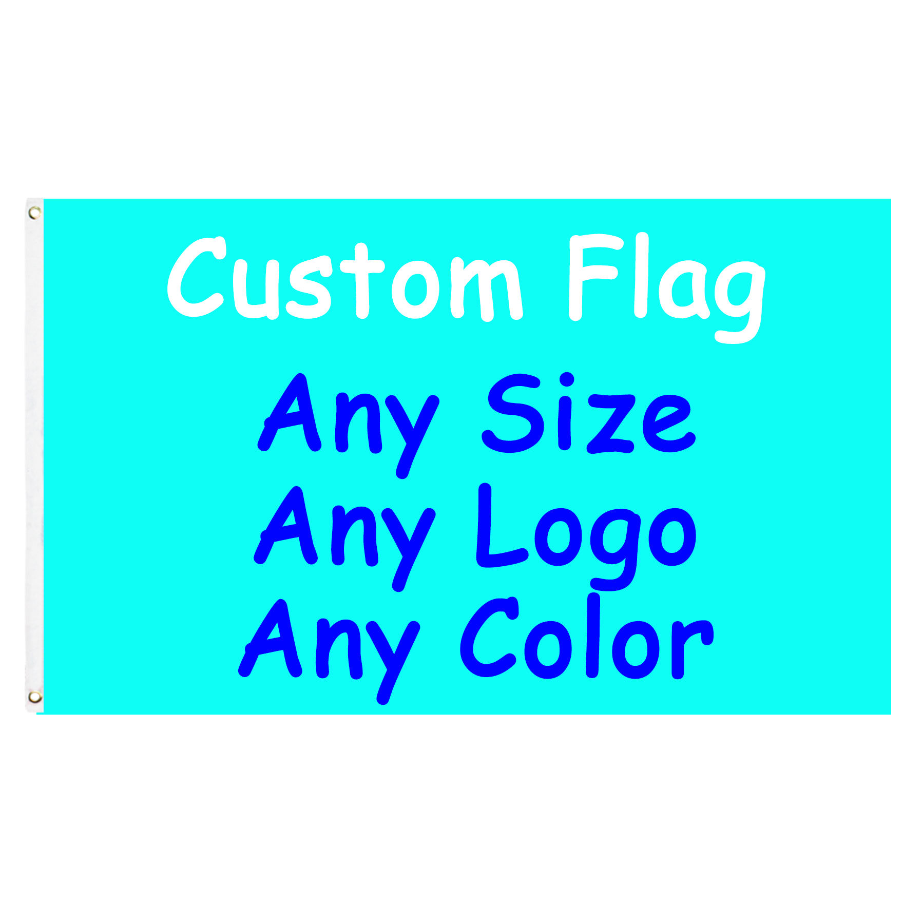 FLAGLAND Aangepaste elk patroon kleur maat logo vlag banner afdrukken decoratie (bedrijf reclame sport buiten logo) 3x5Ft