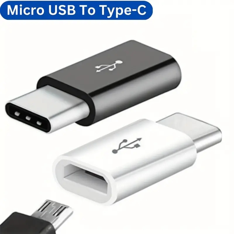 Convertitore adattatore micro USB femmina a tipo C maschio da 5 pezzi per tablet smartphone Android connettore USB tipo C a micro USB