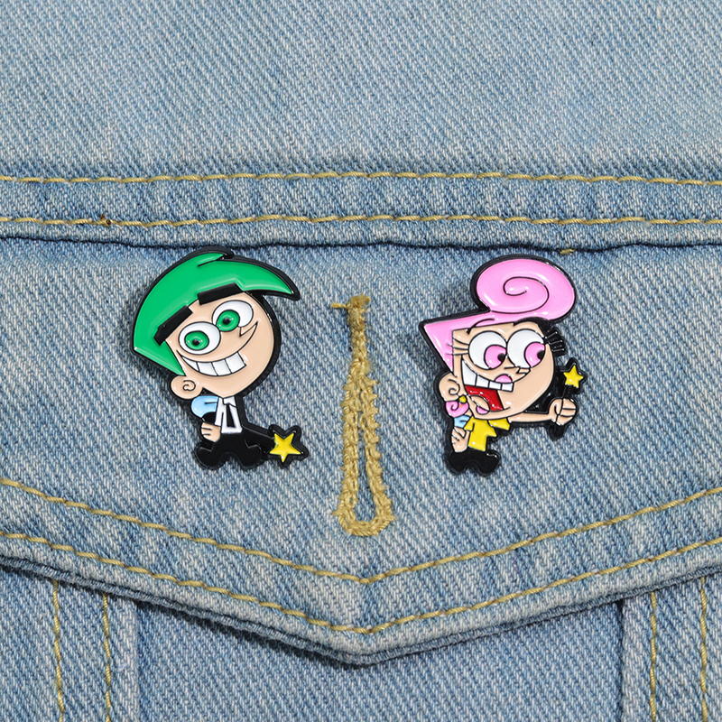 Alfileres esmaltados de personajes de Anime, broches personalizados para niño y niña, insignias de solapa, joyería de dibujos animados, regalo para niños y amigos