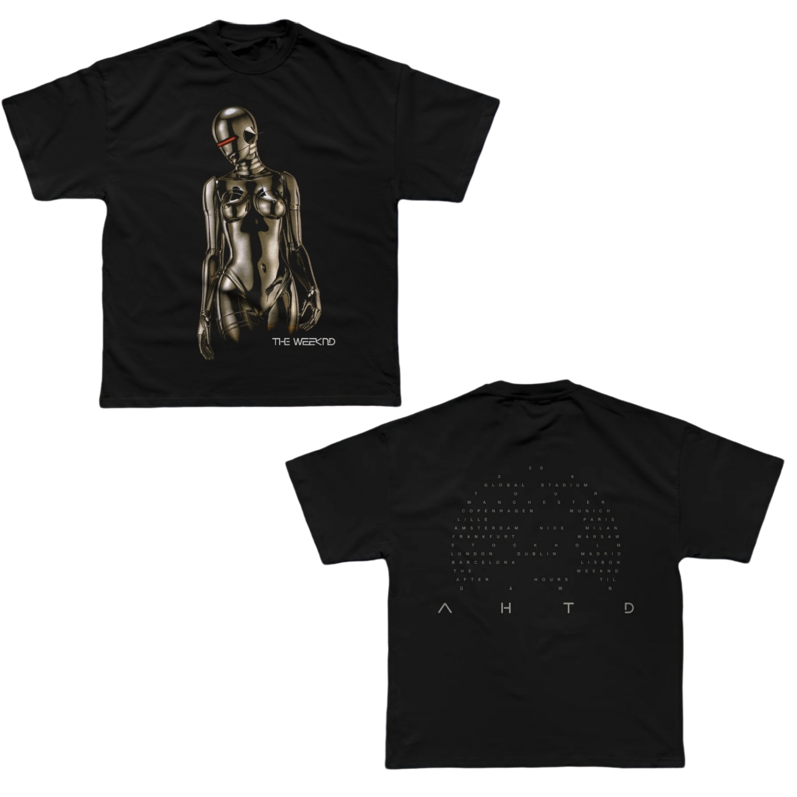 T-shirt The Weeknd After Hours Til Dawn AHTD SORYAMA TOUR, Maglietta Streetwear per Tutte le Stagioni, T-shirt Oversize per Coppie