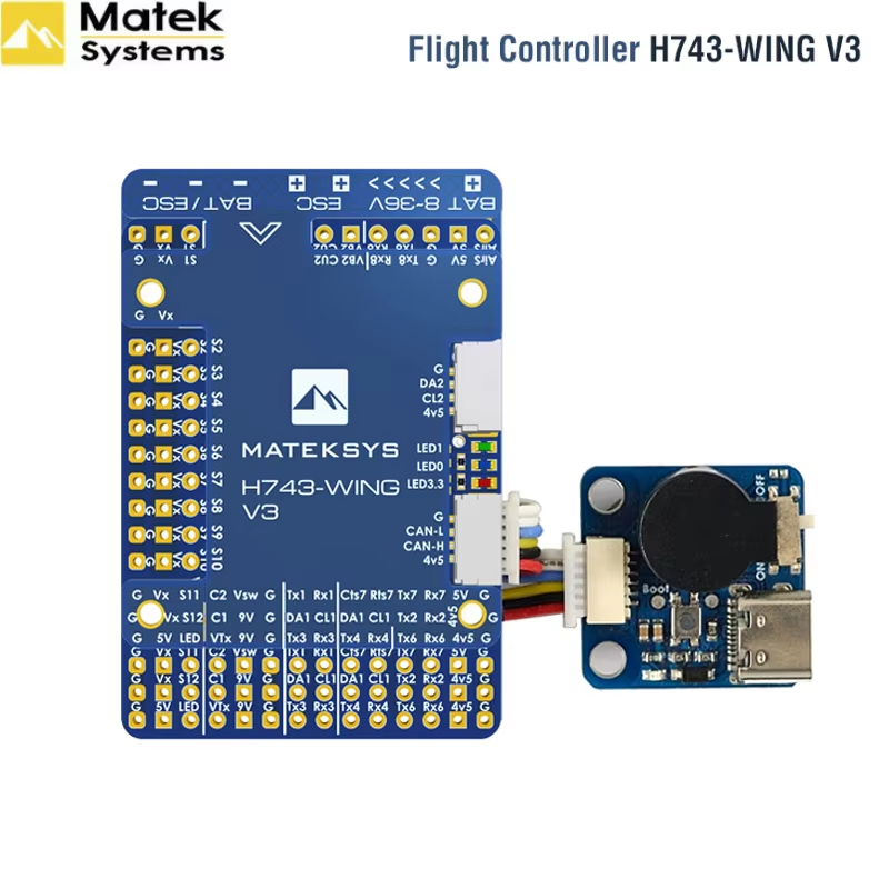 MATEK System H743-WING V3 เครื่องควบคุมการบิน