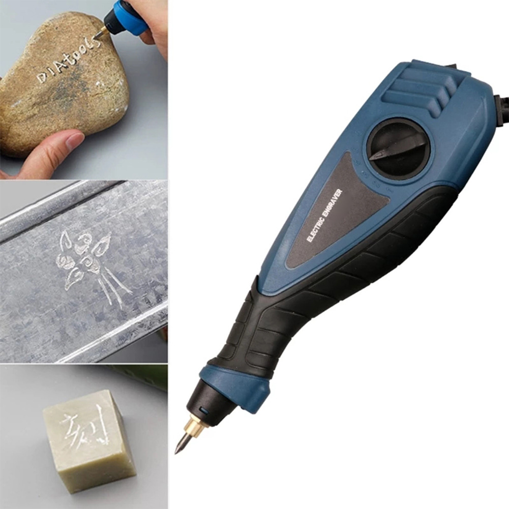Pluma de grabado de 25W, herramienta de grabado eléctrico para madera, Metal, acero inoxidable, vidrio, plástico, lápiz de grabado