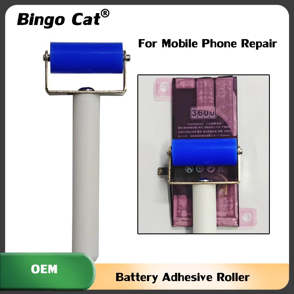 Rodillo adhesivo de batería para iPhone, herramientas de reparación de rodillos de tijeras de cerámica, transferencia de células de batería, trasplante flexible BMS