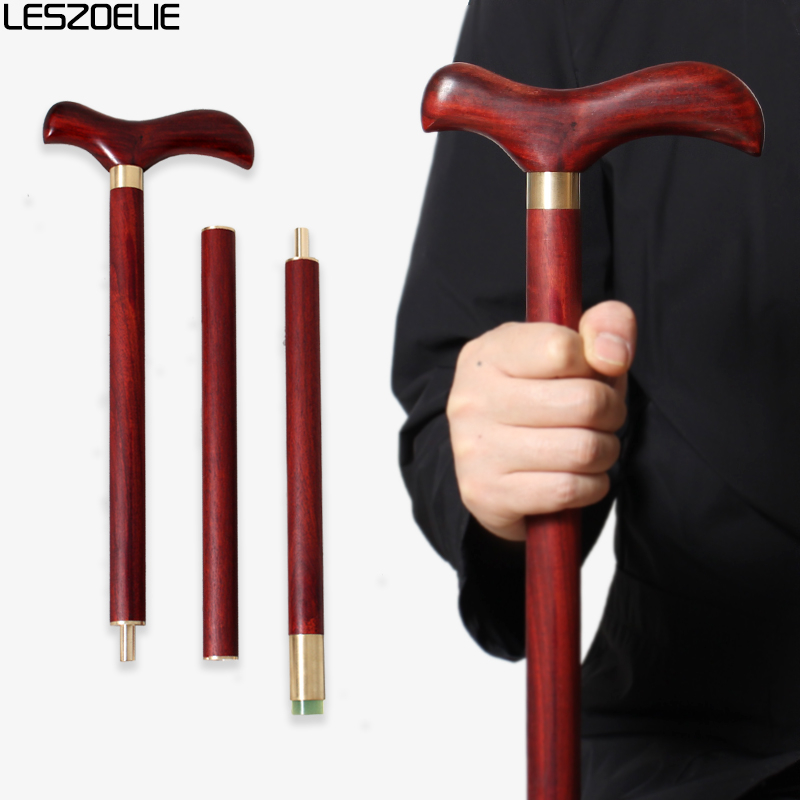 Luxury Red Bird Shaped Handle African Wooden Walking Stick 2.2cm Diameter Slim Fashionable Men's And Elegant Women's Canes