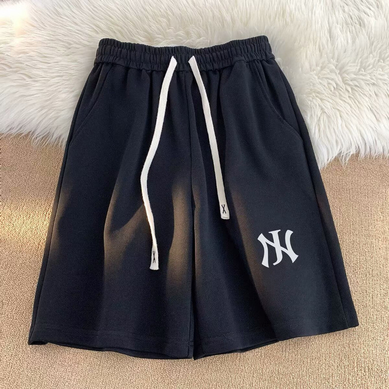 Amerikanischen Street Fashion Stil Nische Mode Marke Brief Drucken Casual männer Sport Hosen Lose Übergroßen Shorts