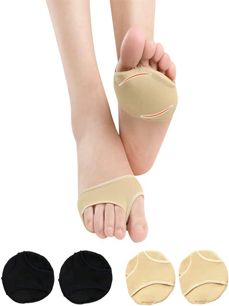 Bantalan Gel kaki depan sol silikon untuk sepatu bantalan Metatarsal bantalan kaki sejuk peredam kejut bantalan sepatu pereda nyeri kaki wanita
