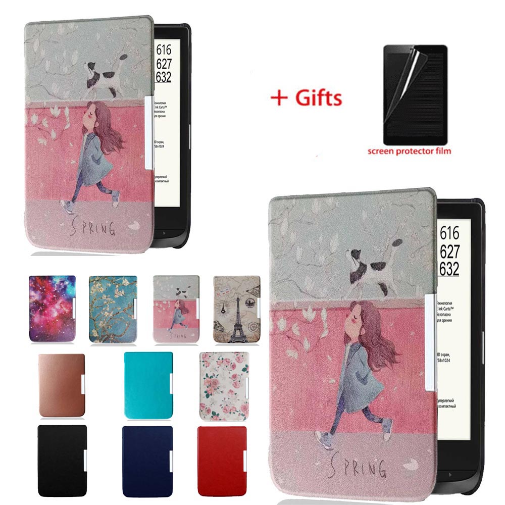 Nouvelle vente au choix étui pour lecteur de livre de poche 616 606 617 627 628 632 633 couleur Plus Aqua Basic Touch Lux HD couverture en édition limitée
