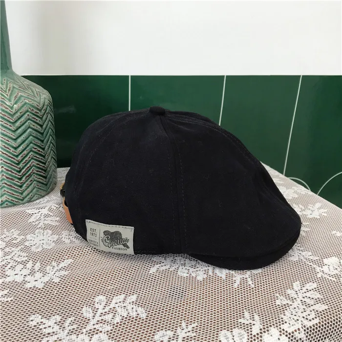 Bonés de algodão peaky blinders para homens chapéus boinas estilo ocidental britânico hera boné clássico inverno mulher boina de linho vintage