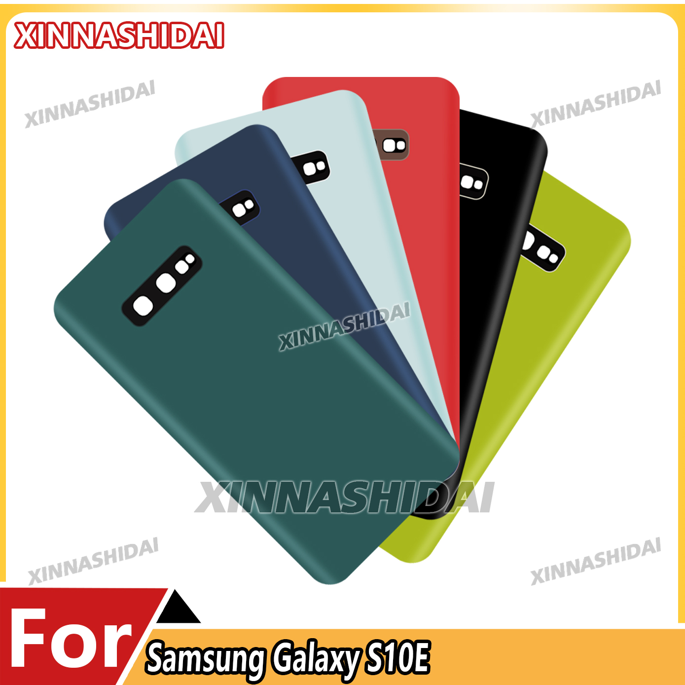 New Shockproof Battery Back Cover - Reinforced Corner Housing Replacement for Galaxy S10e (G970) with Precision Fit