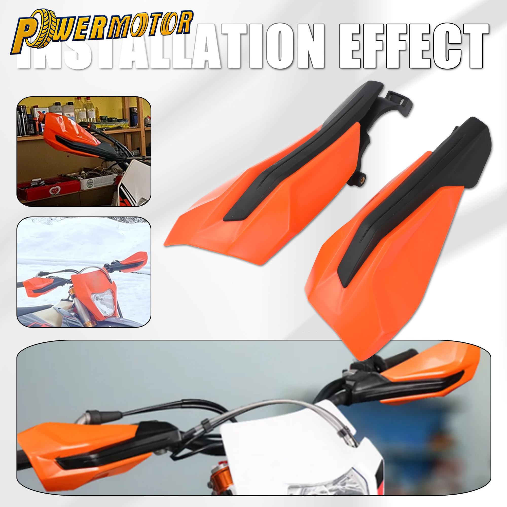 Protetores de Mão para Motocicleta para KTM XC SX SXF XCF EXCF XCW 50-500 Acessórios de Proteção para Guidão de Motocross