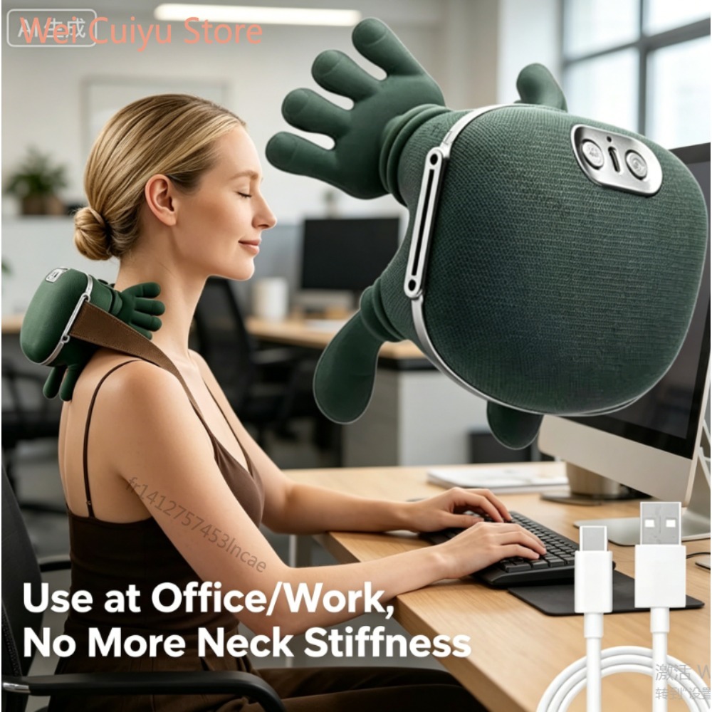 Massageador Manual Imitador de Mão para Cervical e Trapézio, Novo 2026 Master Hand, Ferramenta de Massagem para Ombro e Pescoço Alivia efetivamente a rigidez do pescoço e dos ombros, design confortável, presente de saúde perfeito para uso diário de relaxa