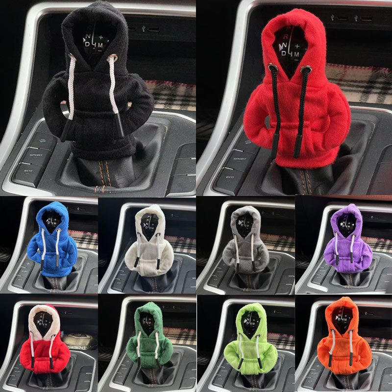 Auto Versnellingspook Hoodie Cover Shift Cover Versnellingspook Decoratie Past Handmatig Automatische Universele Auto Versnellingspook Interieur Decor