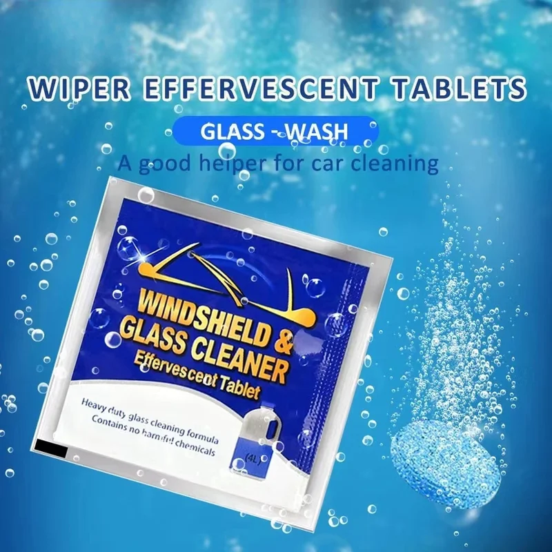 Auto Voorruit Solid Cleaner Ruitenwisser Bruistabletten Wc Schoonmaken Auto Accessoires Auto Voorruit Glas Dus