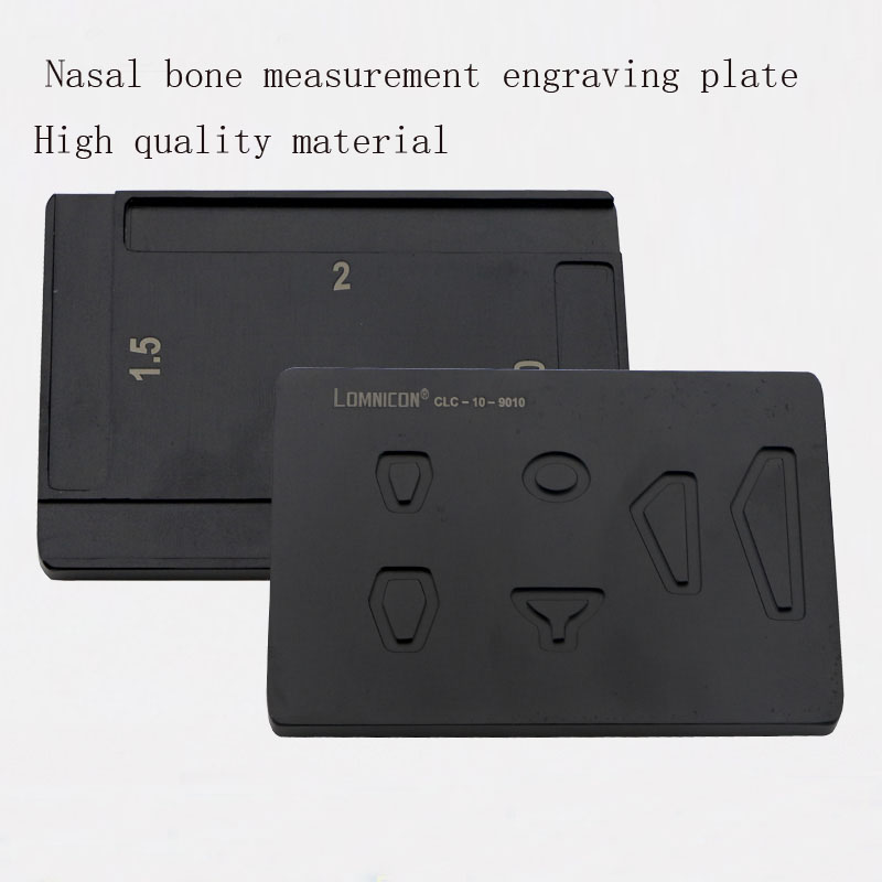 Cosmetische en plastic multifunctionele neusprothese graveerplaat Longminicon neusmeetinstrument