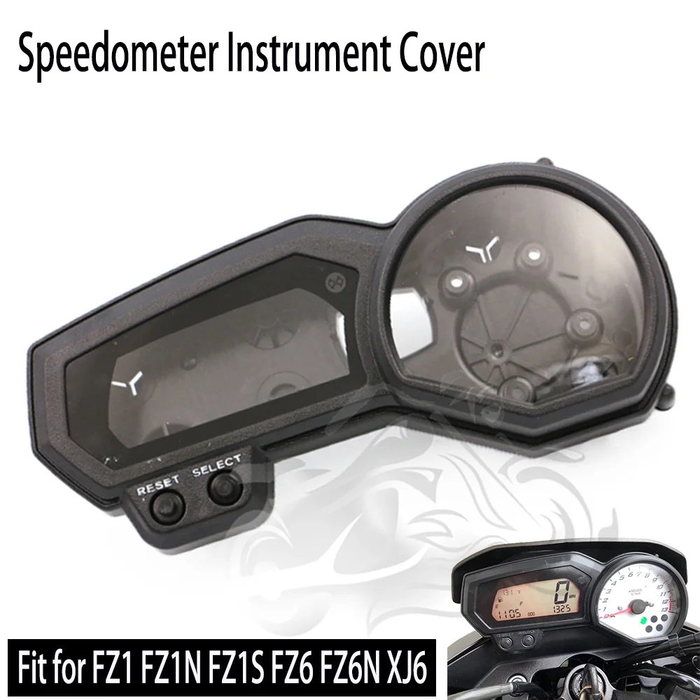 Convient pour YAMAHA FZ1 FZ1S FZ1N FZ6 FZ6N XJ6 FZ8N FZ8 compteur de vitesse jauge d'instrument couvercle de boîtier moto simple/Double tour
