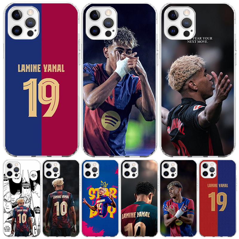 L-Lamine Y-Yamal 19 Case Telefoon Cover voor Apple iphone 13 Pro Max 12 Mini 11 X XS XR XS Max 7 Plus 8 6S 6 5 SE 5S Trend Fundas