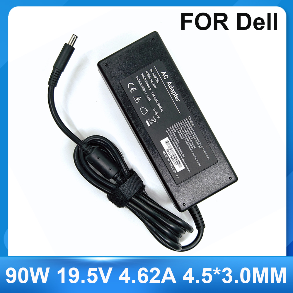 Caricatore portatile AC 90W 19.5V 4.62A 4.5*3.0mm per Dell XPS 11 12 13 L321X L322X 12 14 15 24 vostro 20 Adattatore di alimentazione