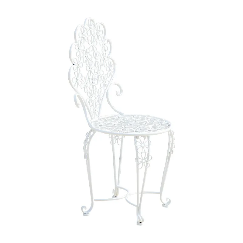 Simple Outdoor Round Garden Table And Chair Set Balcony Patio Furniture Set Modern Luxury Terrace Table And Chair