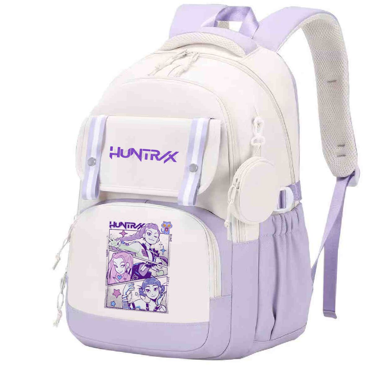Mochila de dibujos animados de Kpop Demon Hunters, mochilas escolares de gran capacidad para mujeres y niñas, bolsas de libros para estudiantes y adolescentes, mochila de Anime