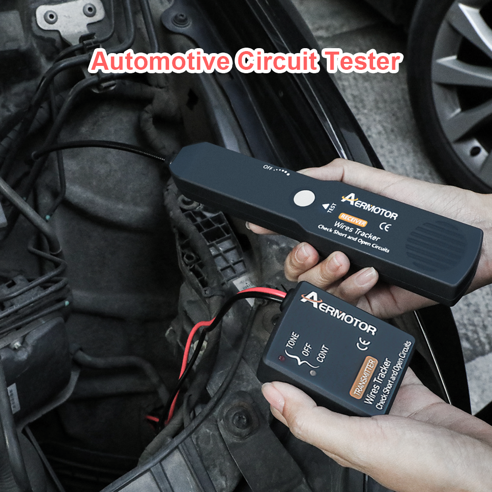 Rastreador de cables cortos automotriz AER, buscador de cables abiertos, igual que EM415PRO, encontrar cables de cortocircuito de coche, Universal DC 6-42V