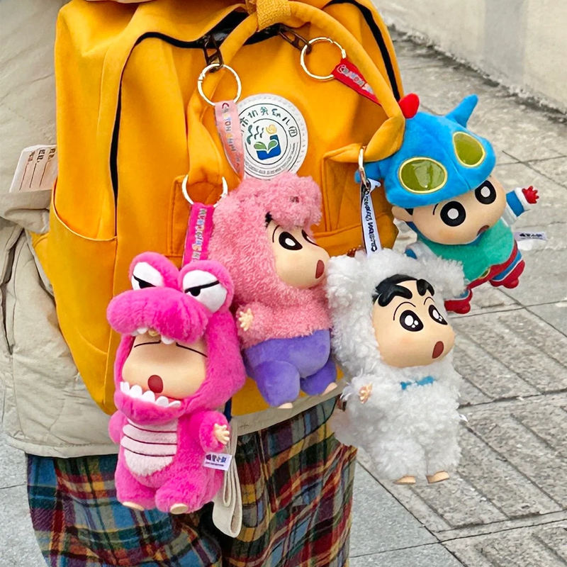 Crayon Shin-chan Vinyl Figure Blind Box – Dress-up Party Series, Plüsch-Schlüsselanhänger-Puppe, Mystery Box, süßes Charm-Geschenk