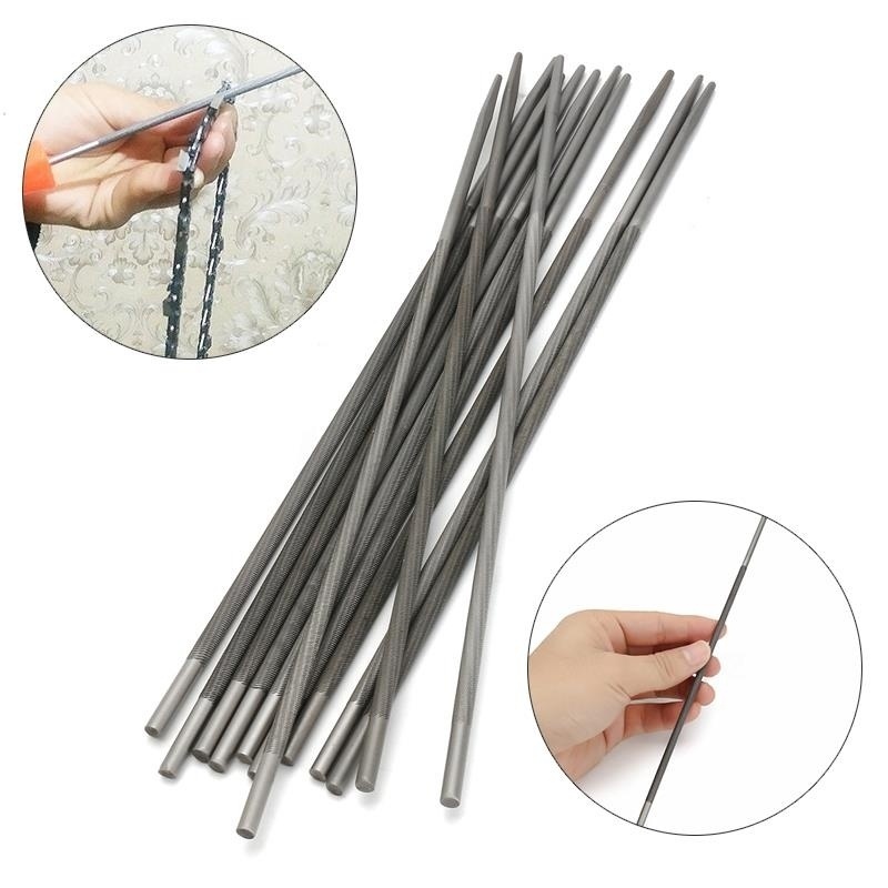 Affûteur de tronçonneuse JOFiling, limes rondes, travail de calcul, 4.0mm, 12 pièces