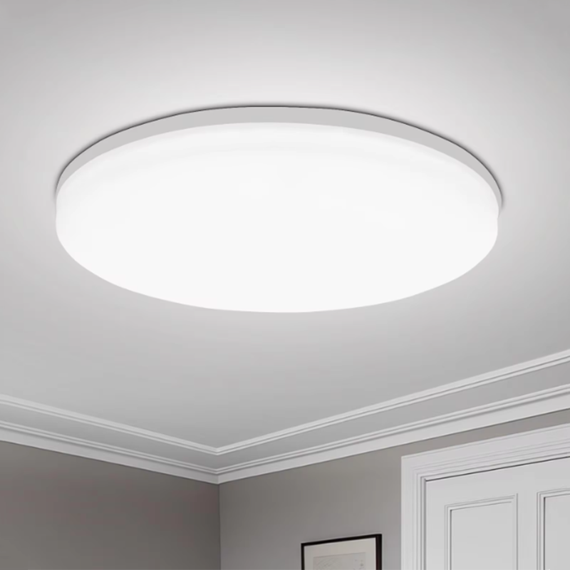 Lámpara de techo LED redonda ultrafina, luces LED brillantes para dormitorio, accesorio de iluminación de techo para habitación, decoración moderna para el hogar