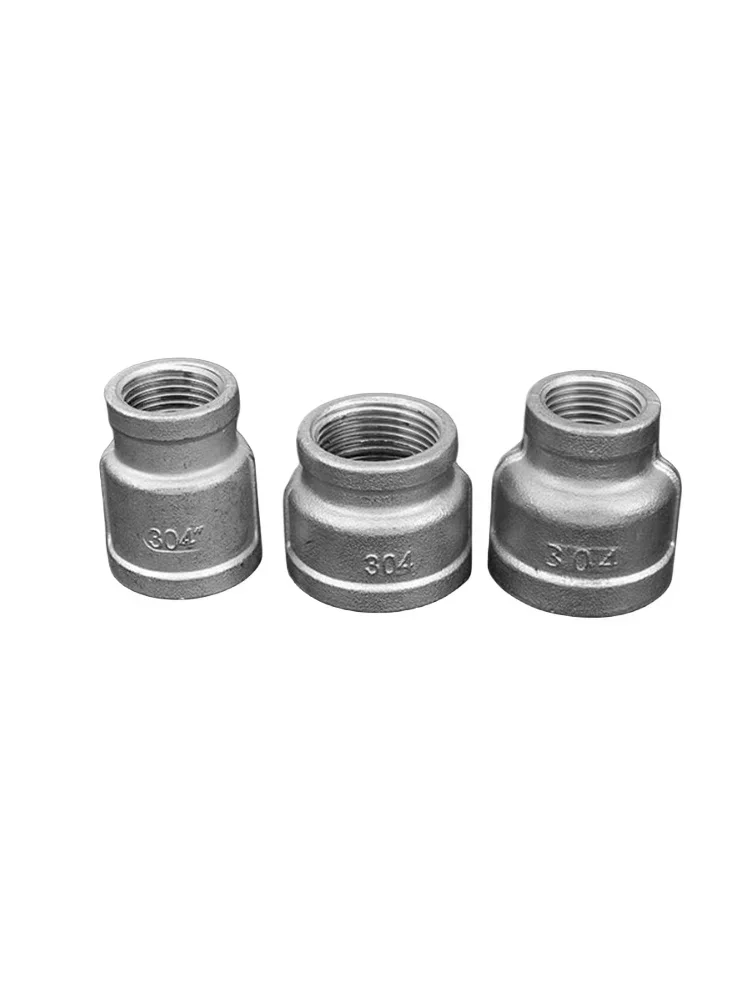 1/8 "1/4" 3/8 "1/2" 3/4 "1" -2 "NPT hilo femenino 304 conector reductor concéntrico de acero inoxidable accesorio de tubería agua aire aceite