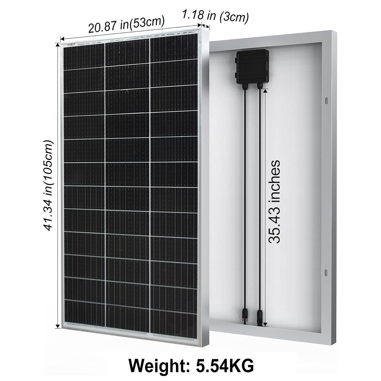 120W 240W 360W 480W zonnepaneel 18V stijf glazen paneel Monocrystaillne zonnecel 12V / 24V batterijlader 1000W kits thuis dak