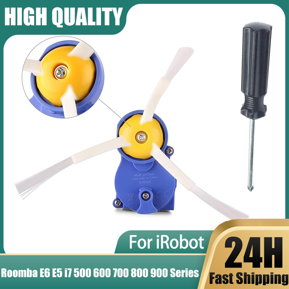 Pieza de repuesto del módulo del motor del cepillo lateral compatible con iRobot Roomba E6 E5 i7 500 600 700 800 900 Series - Aspiradora